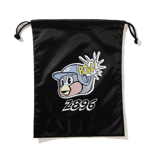 《NEW》FACE PRINT DRAWSTRING POUCH